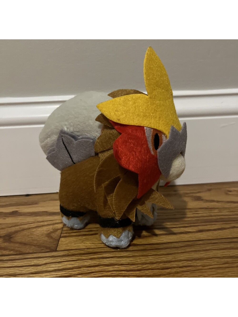 Entei T182 Pokemon Banpresto 2010 Plush 6" Stuffed Tag Toy Doll Japan